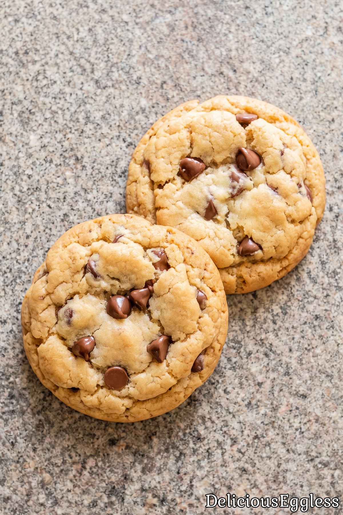 Simple egg free chocolate chip cookies