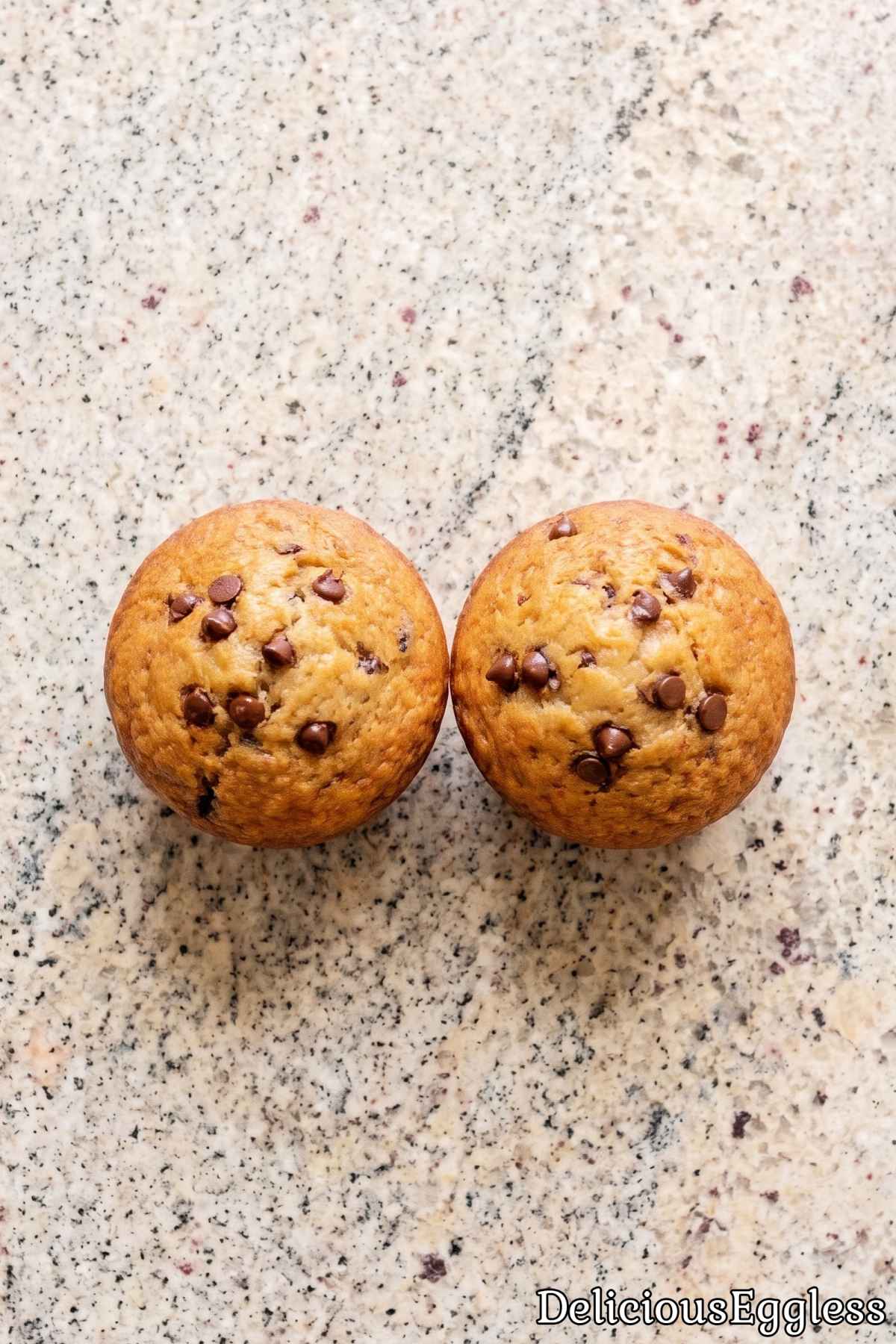 Soft and sweet eggless banana muffins
