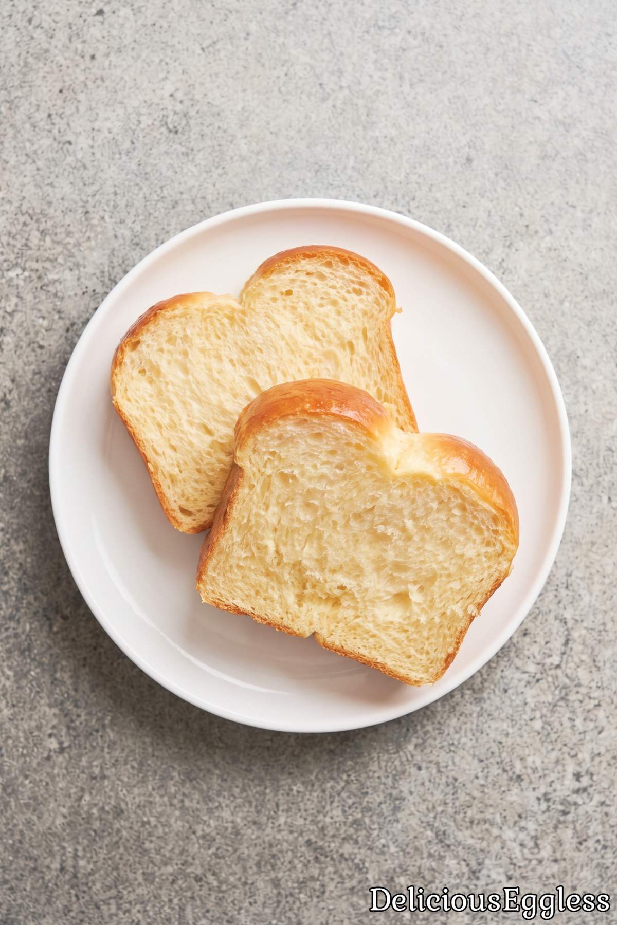 Rich buttery eggless brioche bread