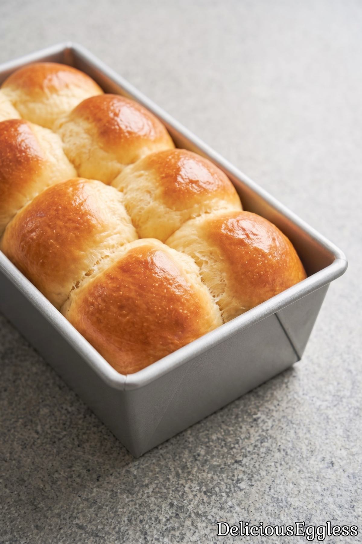 Tender homemade egg free brioche