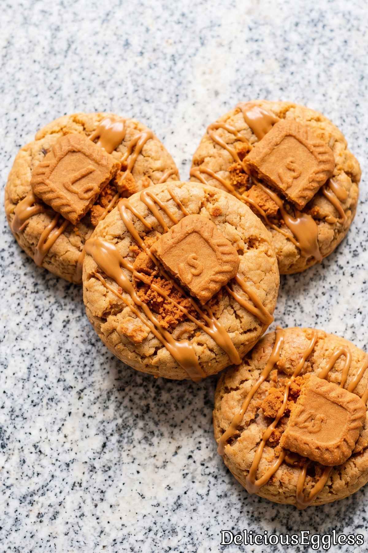 Sweet chewy eggless Lotus cookie butter treats