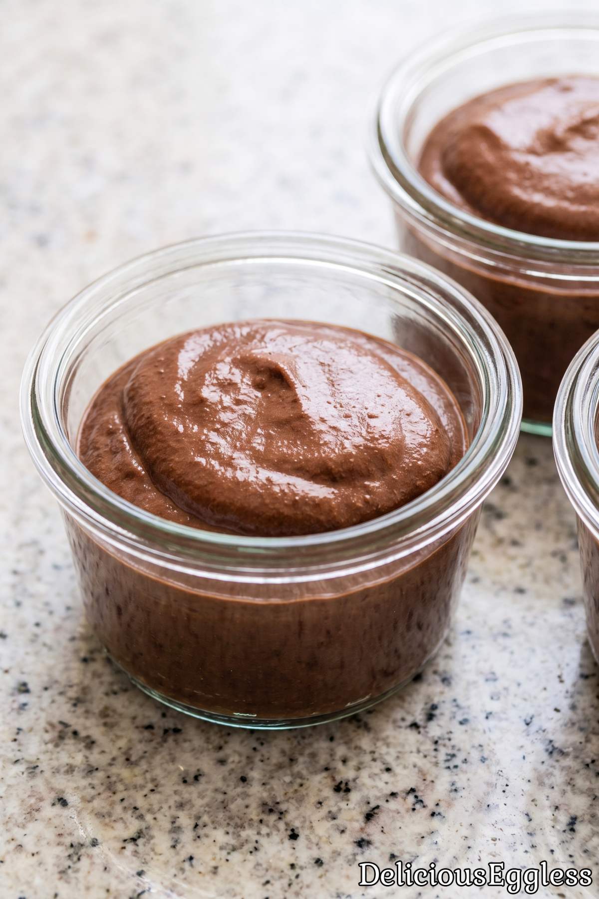 Light and creamy egg-free chocolate mousse