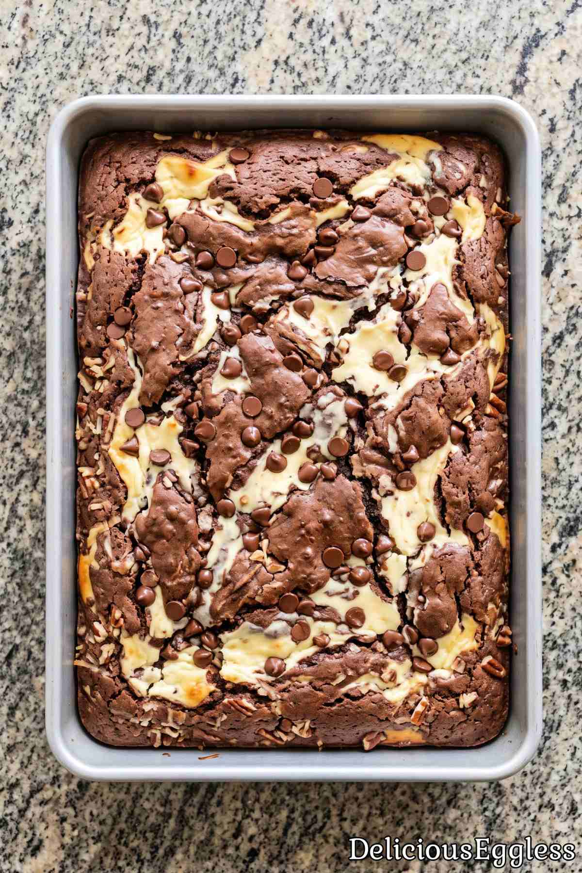Eggless Earthquake Cake