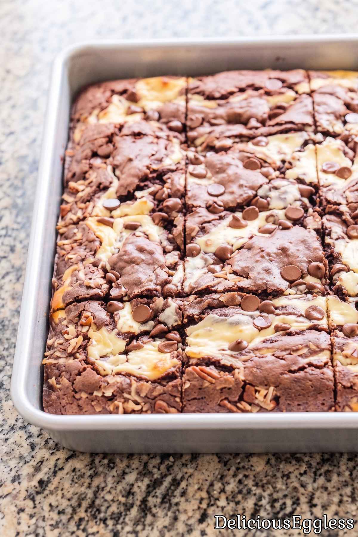 Eggless Earthquake Cake