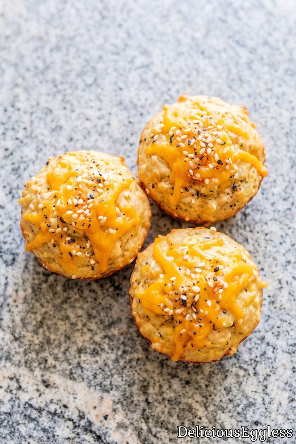 Fresh egg free savory breakfast muffins
