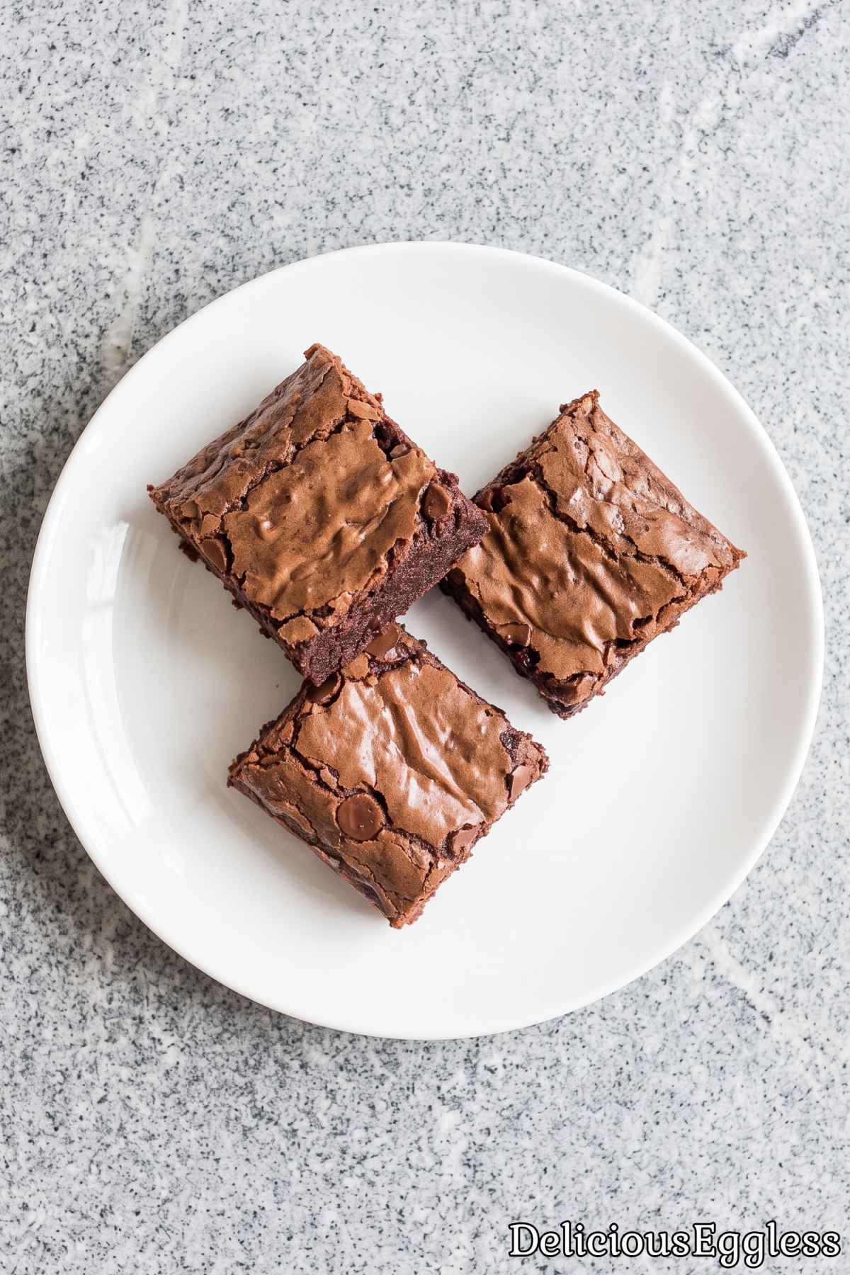 Tasty fudgy eggless chocolate dessert