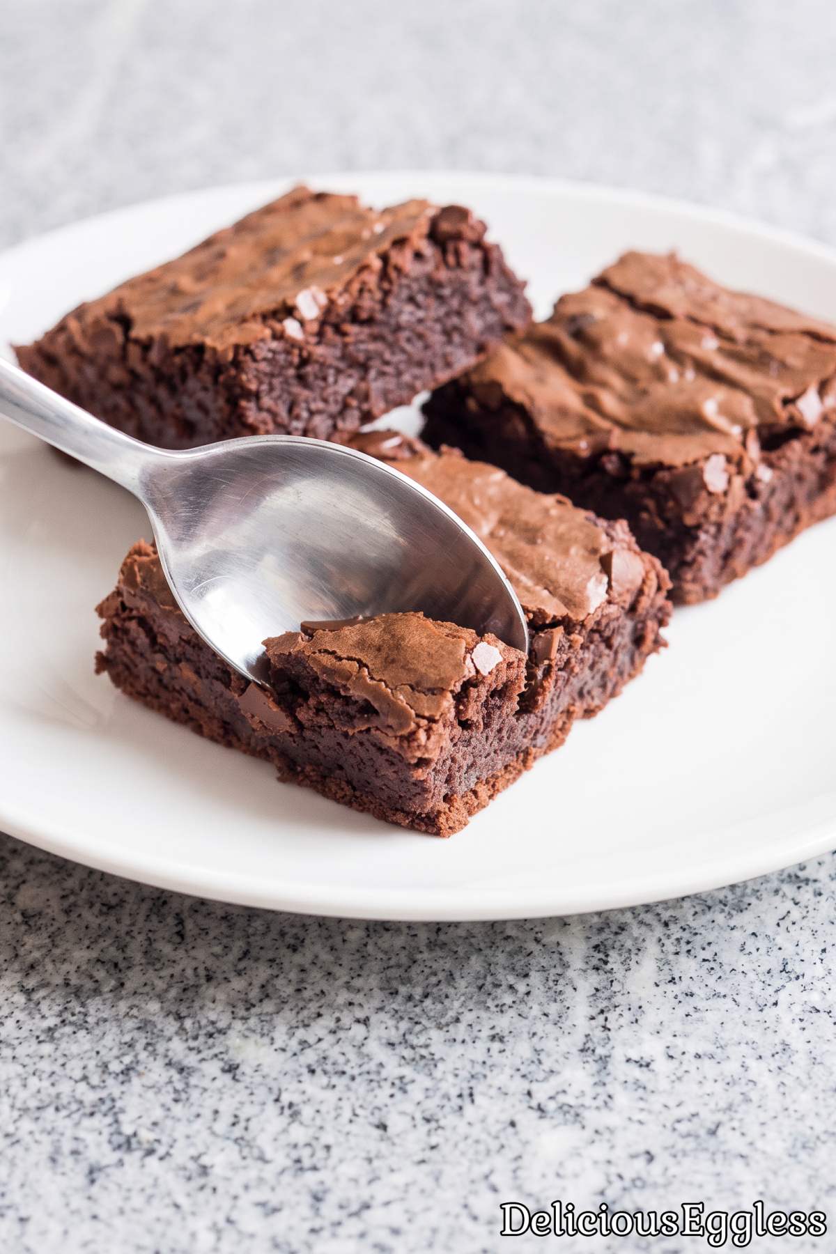 Soft and fudgy eggless chocolate treat