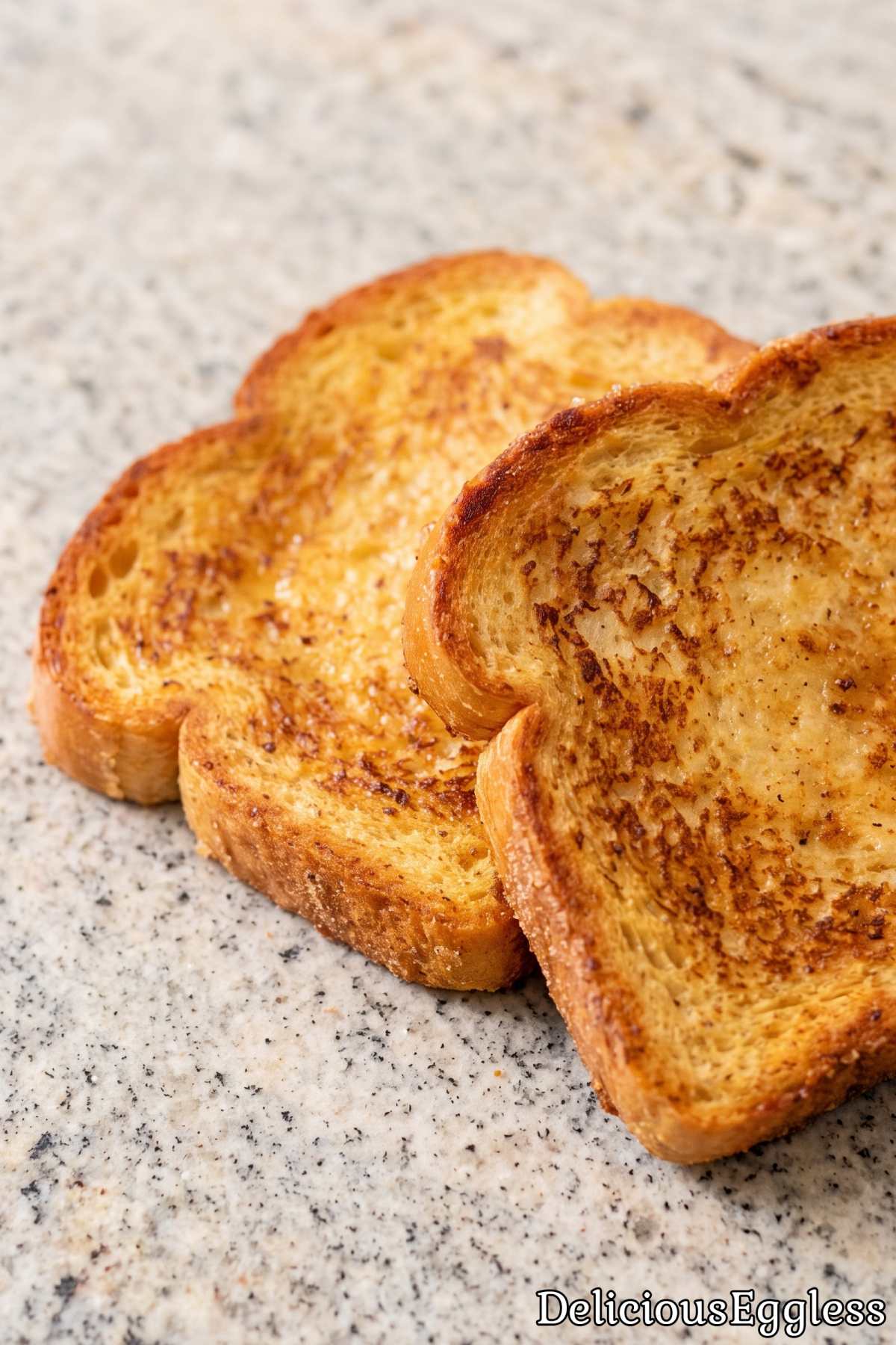 Classic golden egg-free french toast