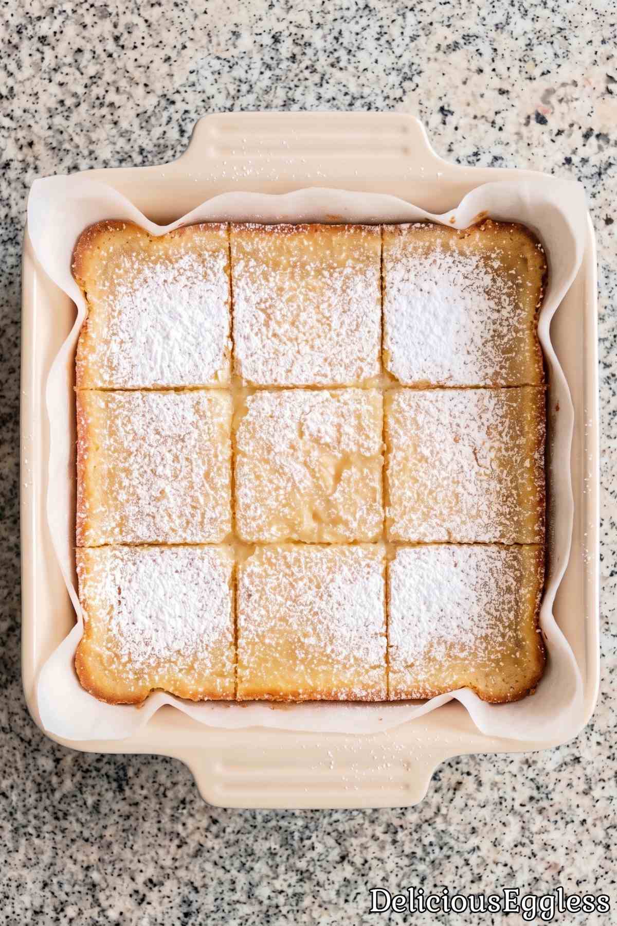 Freshly baked eggless butter cake