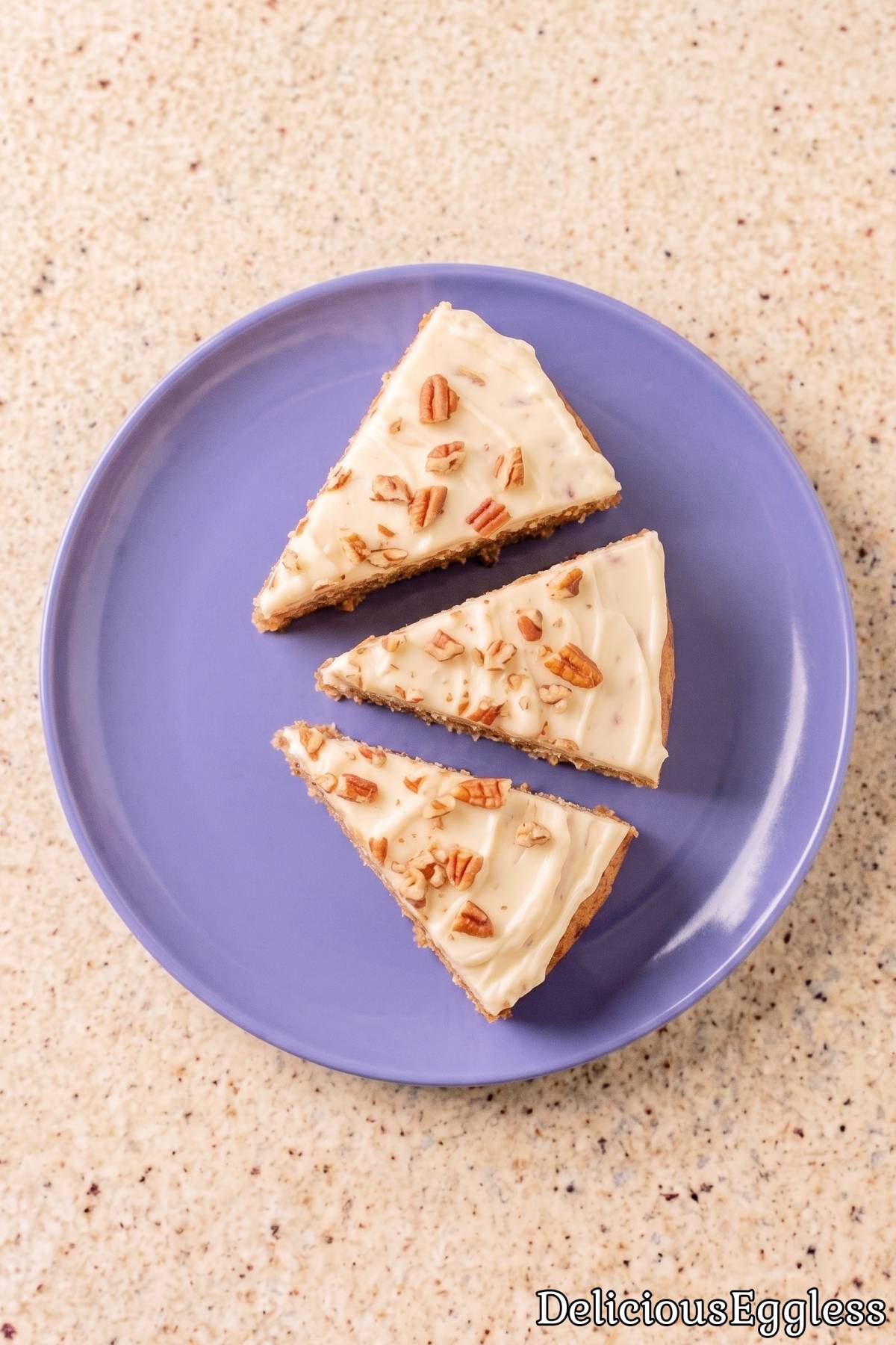 Spiced eggless hummingbird layer cake