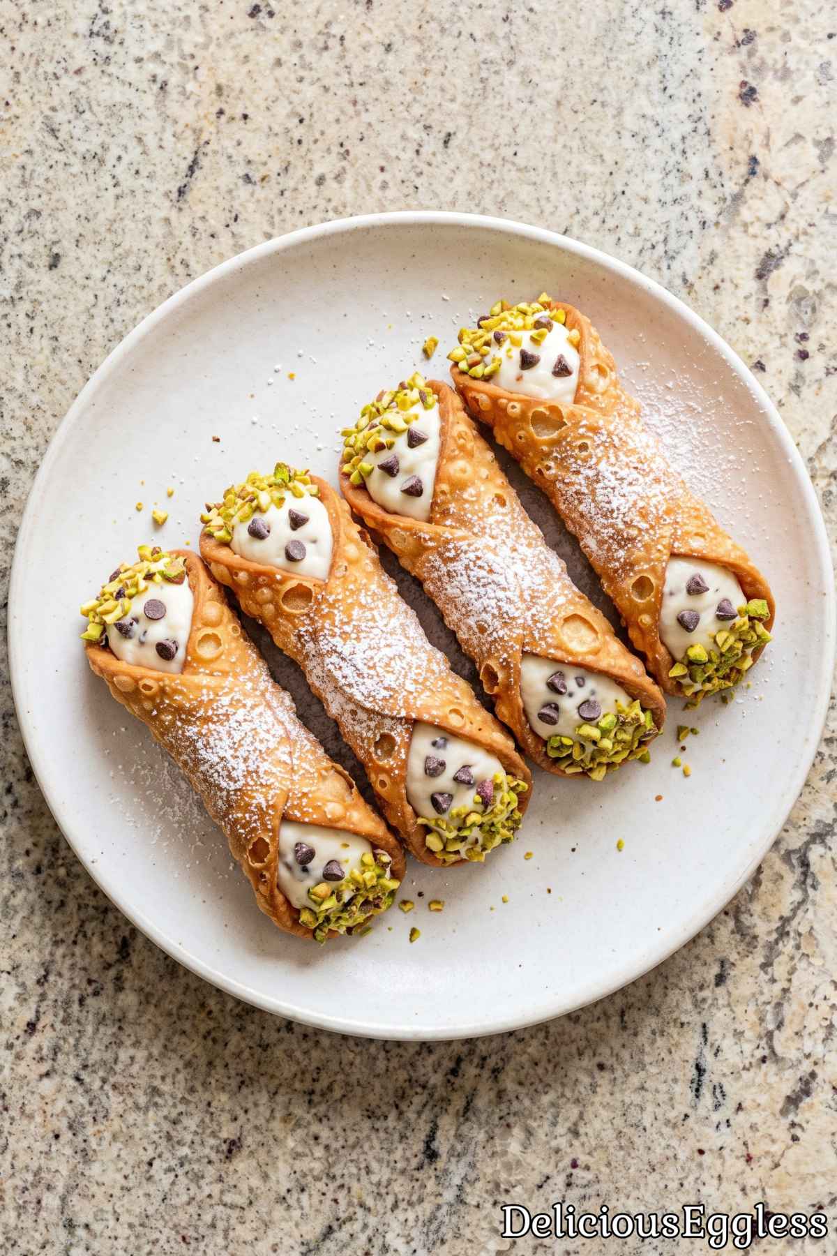 Crispy egg-free Italian cannoli pastry