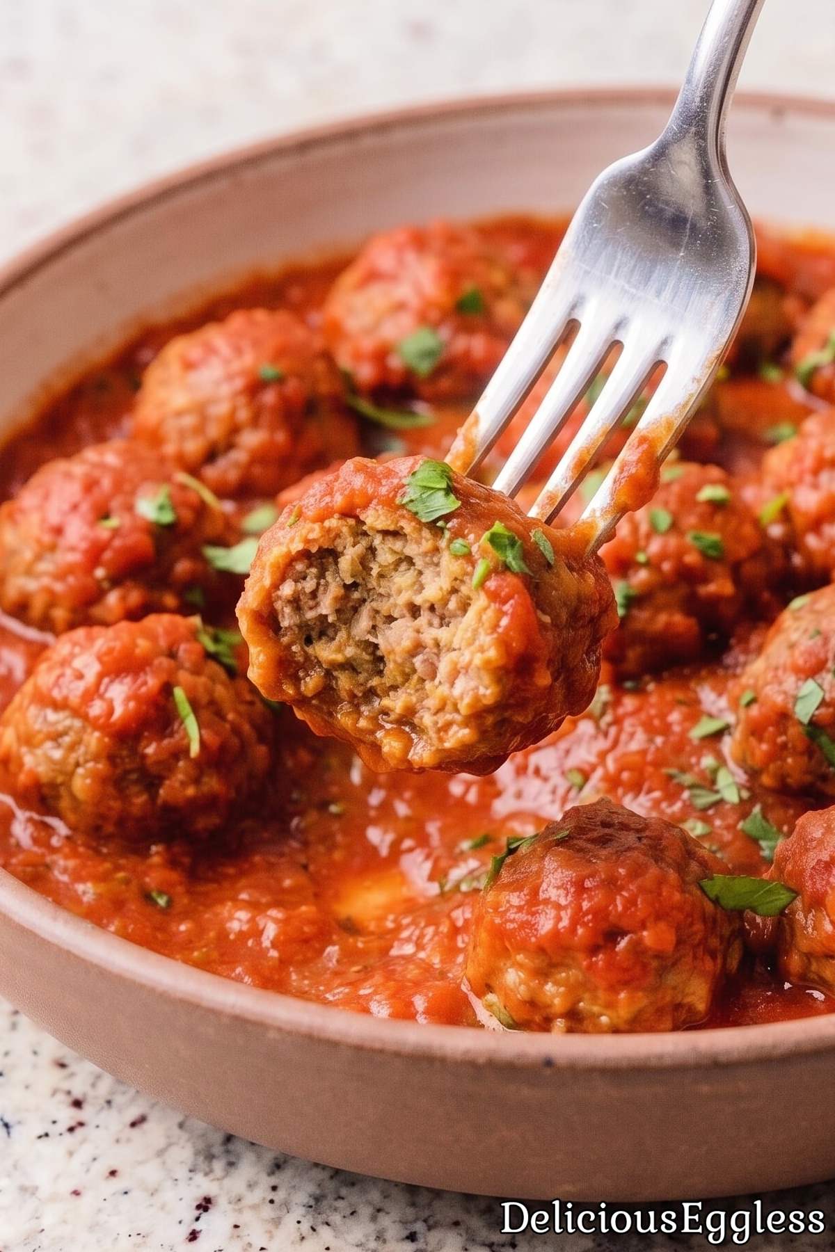 Easy eggless beef meatballs