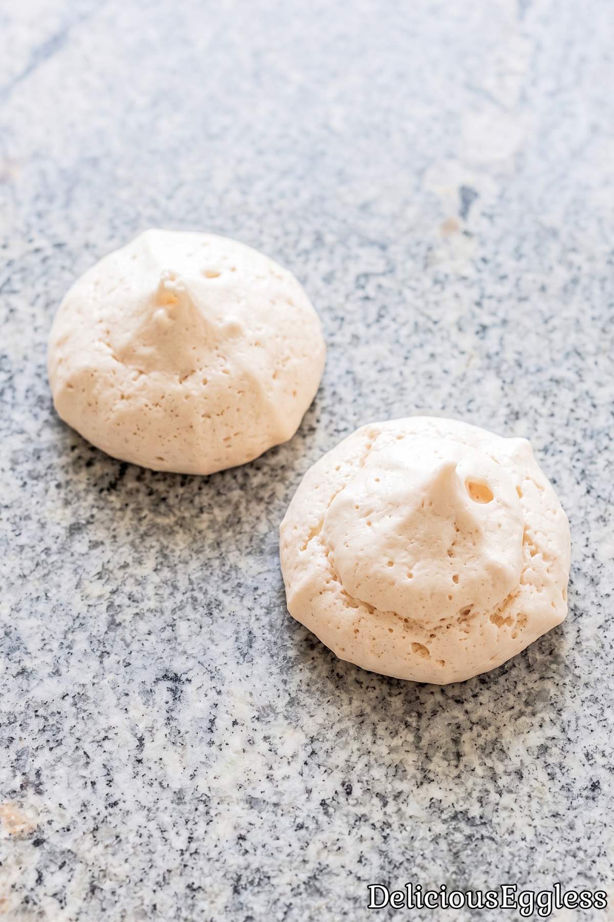 Sweet and airy eggless meringues