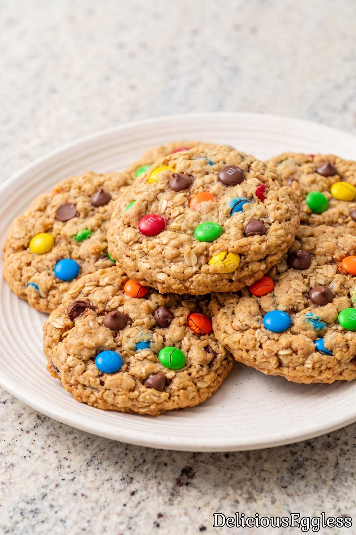Homemade monster cookies without eggs