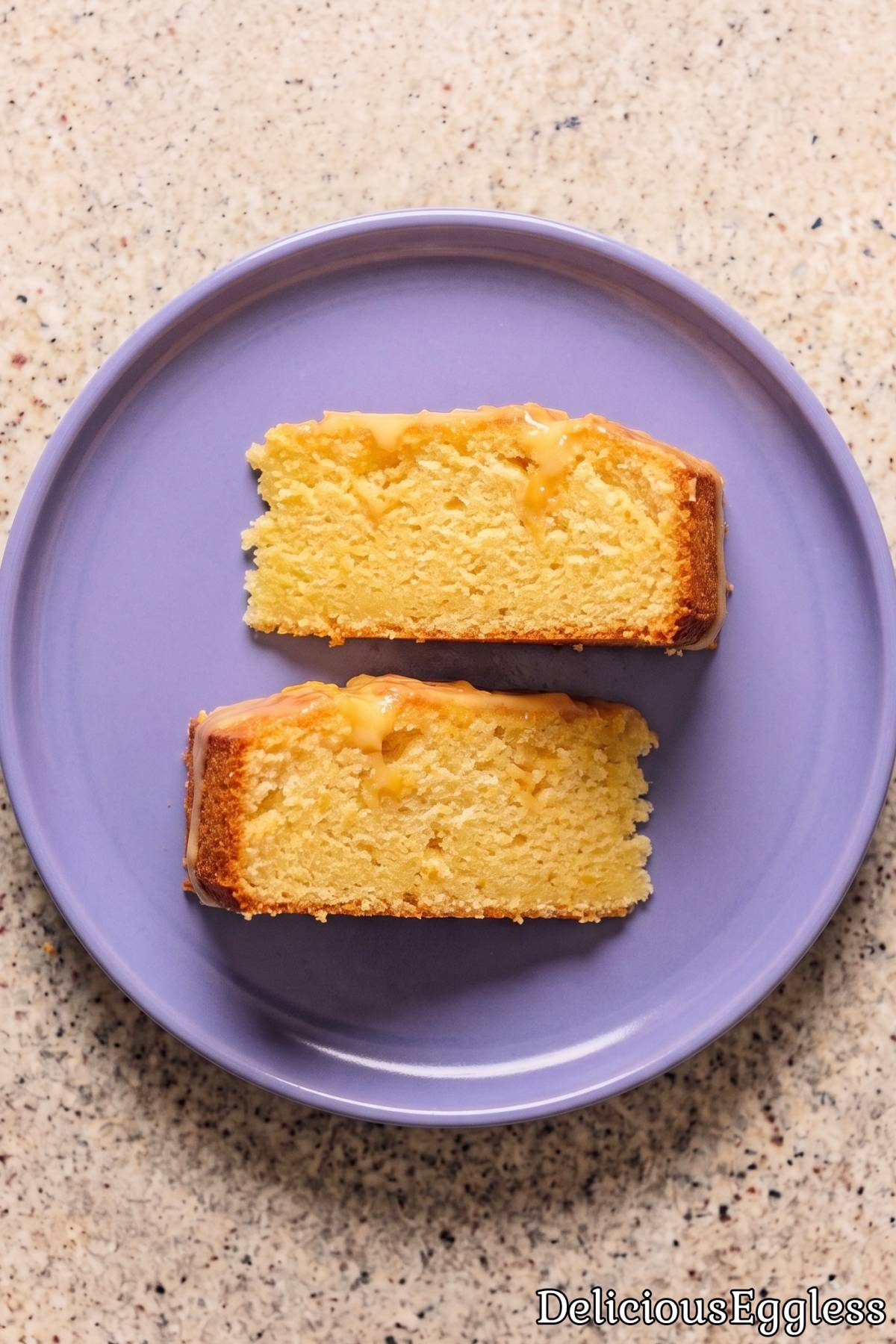Zesty eggless orange olive oil cake