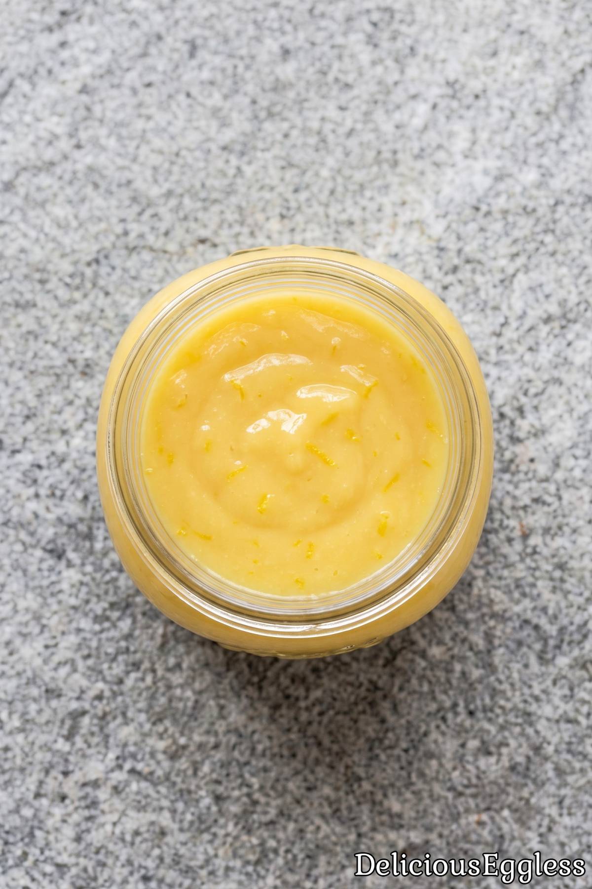 Smooth and zesty egg-free lemon curd.