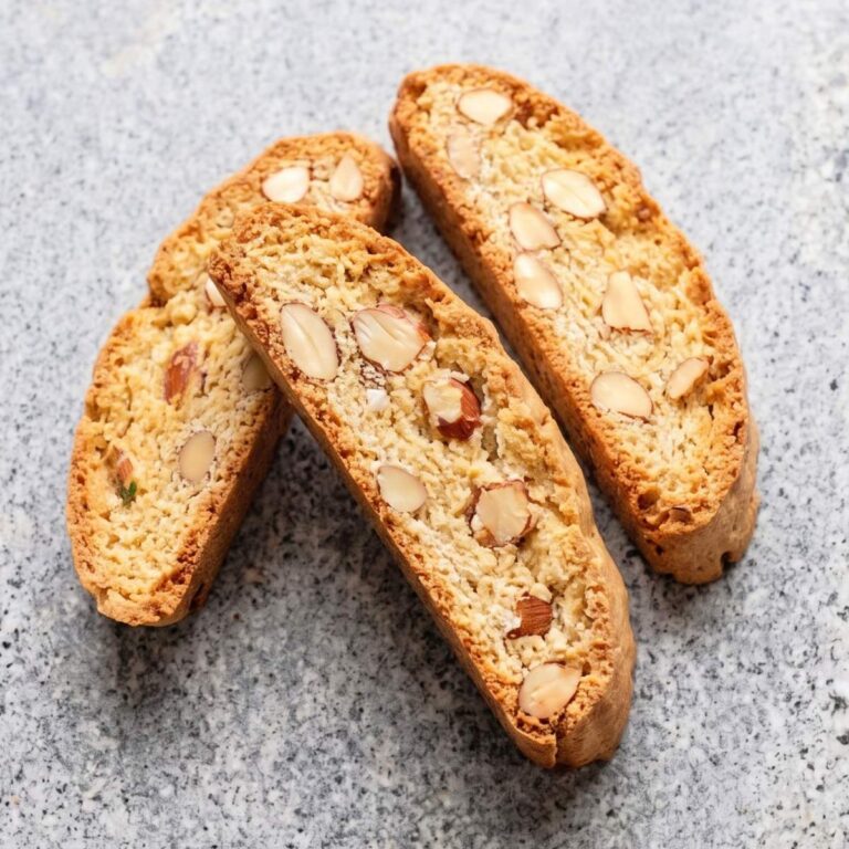 Eggless Almond Biscotti