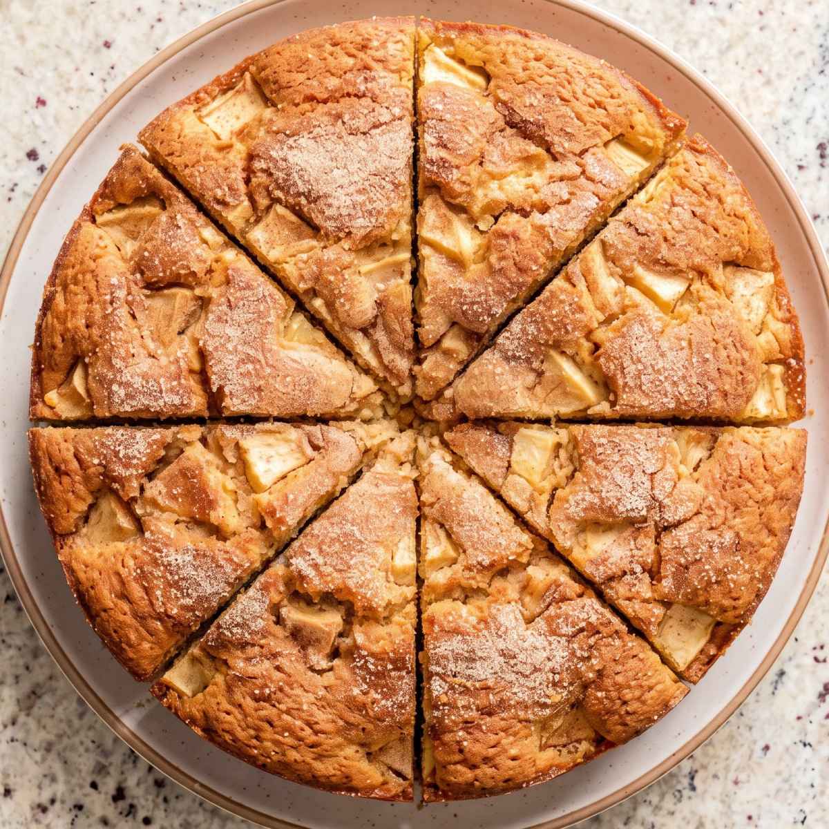 Eggless Apple Cinnamon Cake
