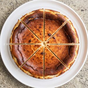 Eggless Basque Burnt Cheesecake