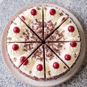 Eggless Black Forest Cake