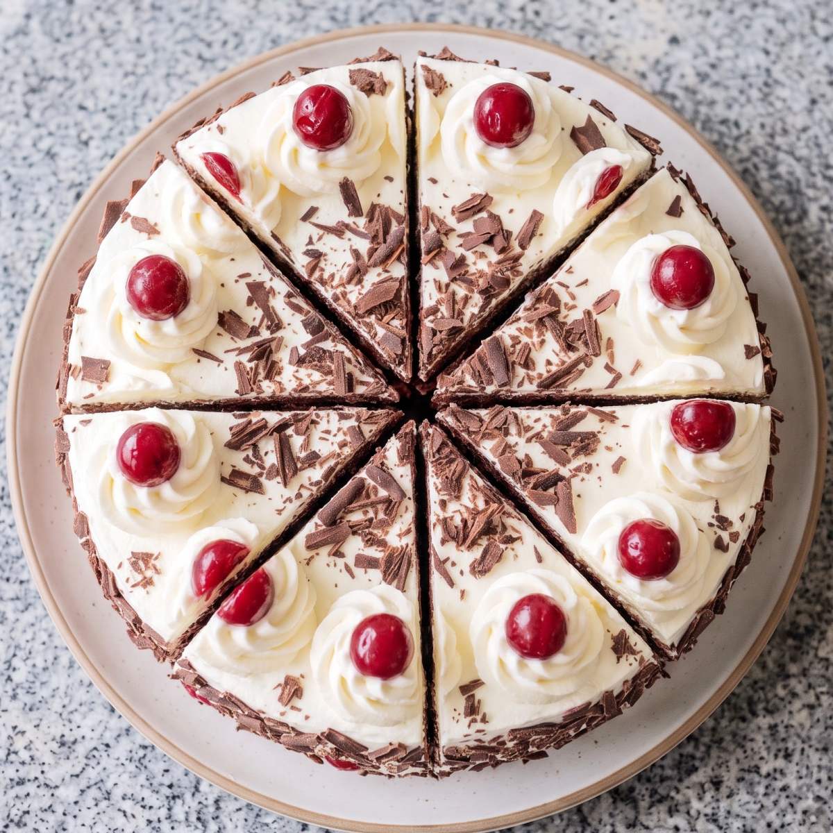 Eggless Black Forest Cake