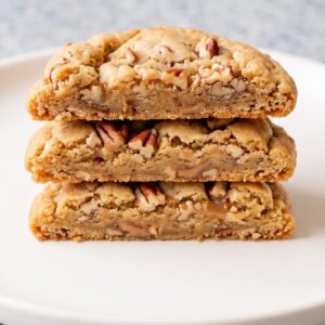 Eggless Butter Pecan Cookies