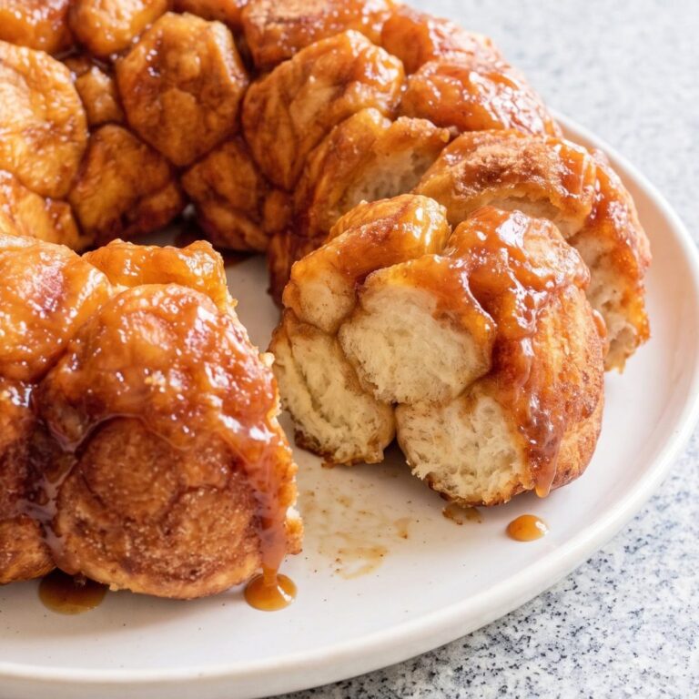 Eggless Caramel Monkey Bread