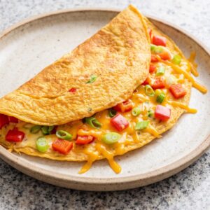 Eggless Cheesy Omelet