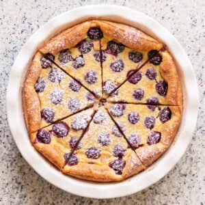 Eggless Cherry Clafoutis