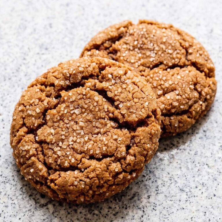 Eggless Chewy Molasses Cookies