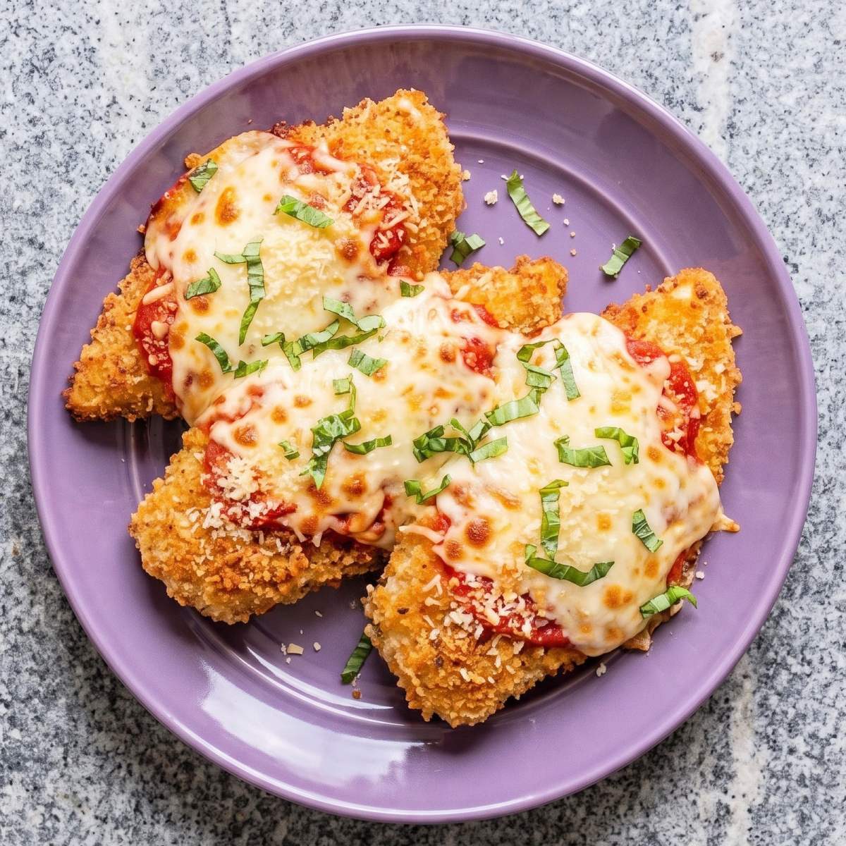 Eggless Chicken Parmesan