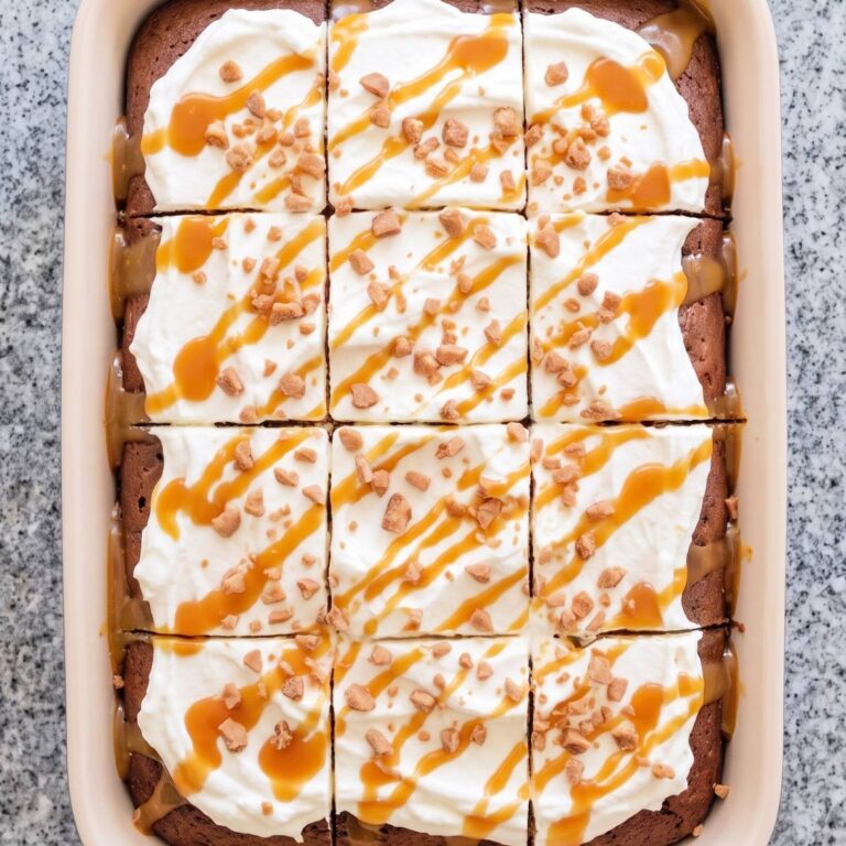 Eggless Chocolate Caramel Poke Cake