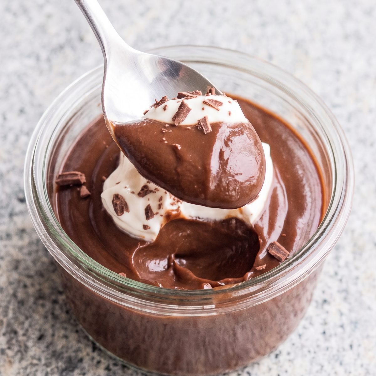 Eggless Chocolate Pudding