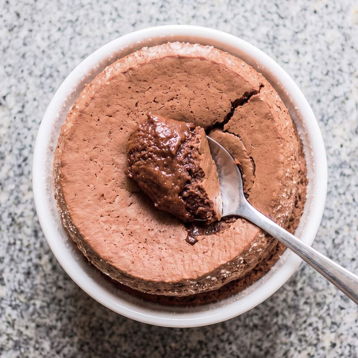 Eggless Chocolate Souffle