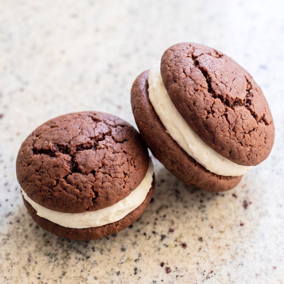Eggless Chocolate Whoopie Pies