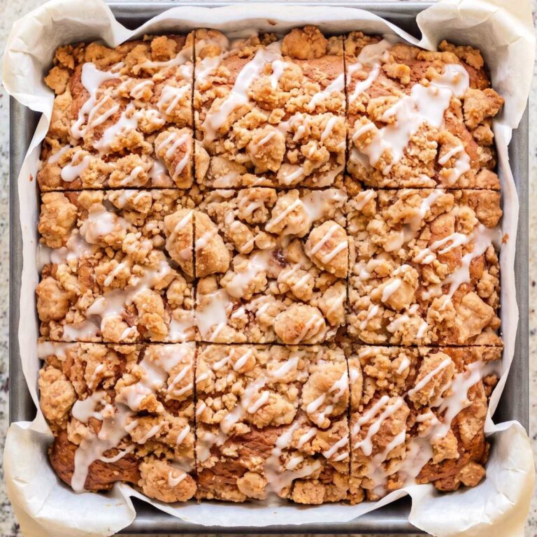 Eggless Cinnamon Crumb Coffee Cake