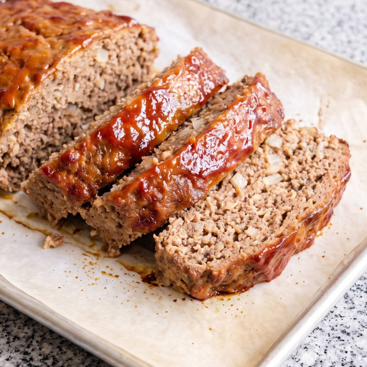 Eggless Classic Glazed Meatloaf