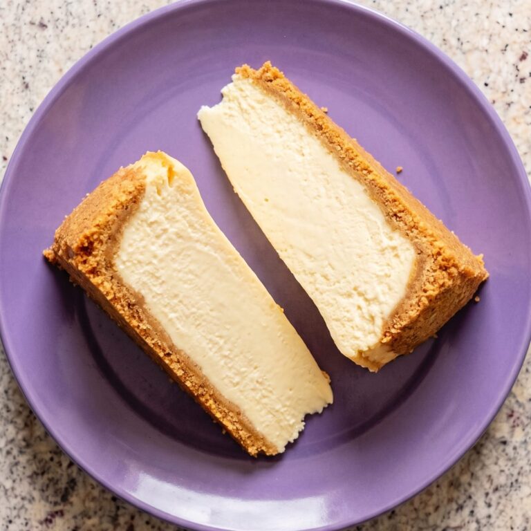 Eggless Classic NY Style Cheesecake
