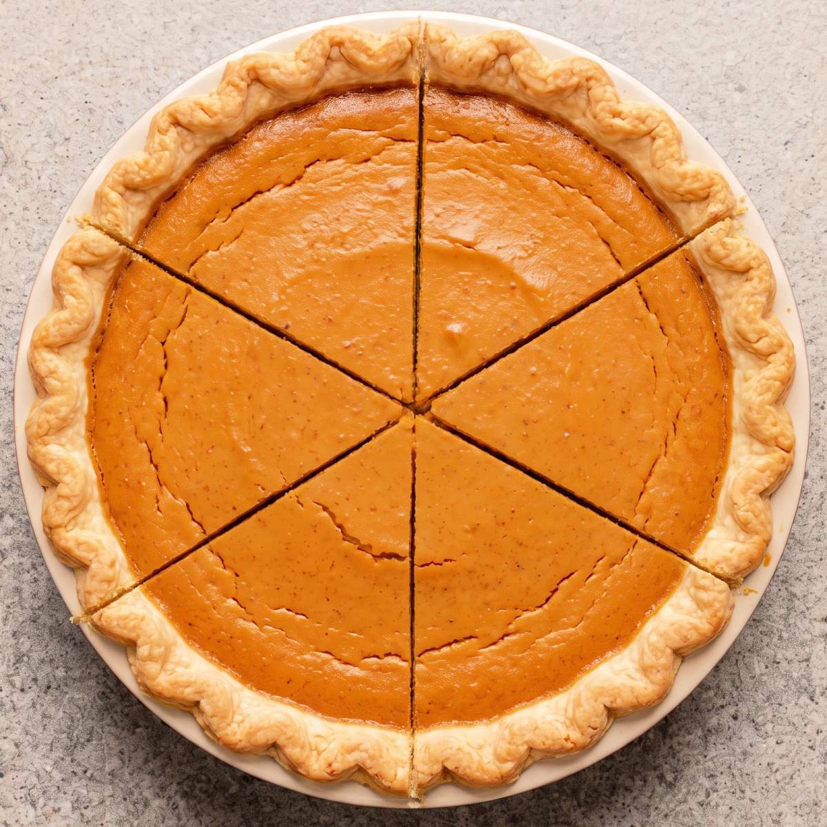 Eggless Classic Pumpkin Pie
