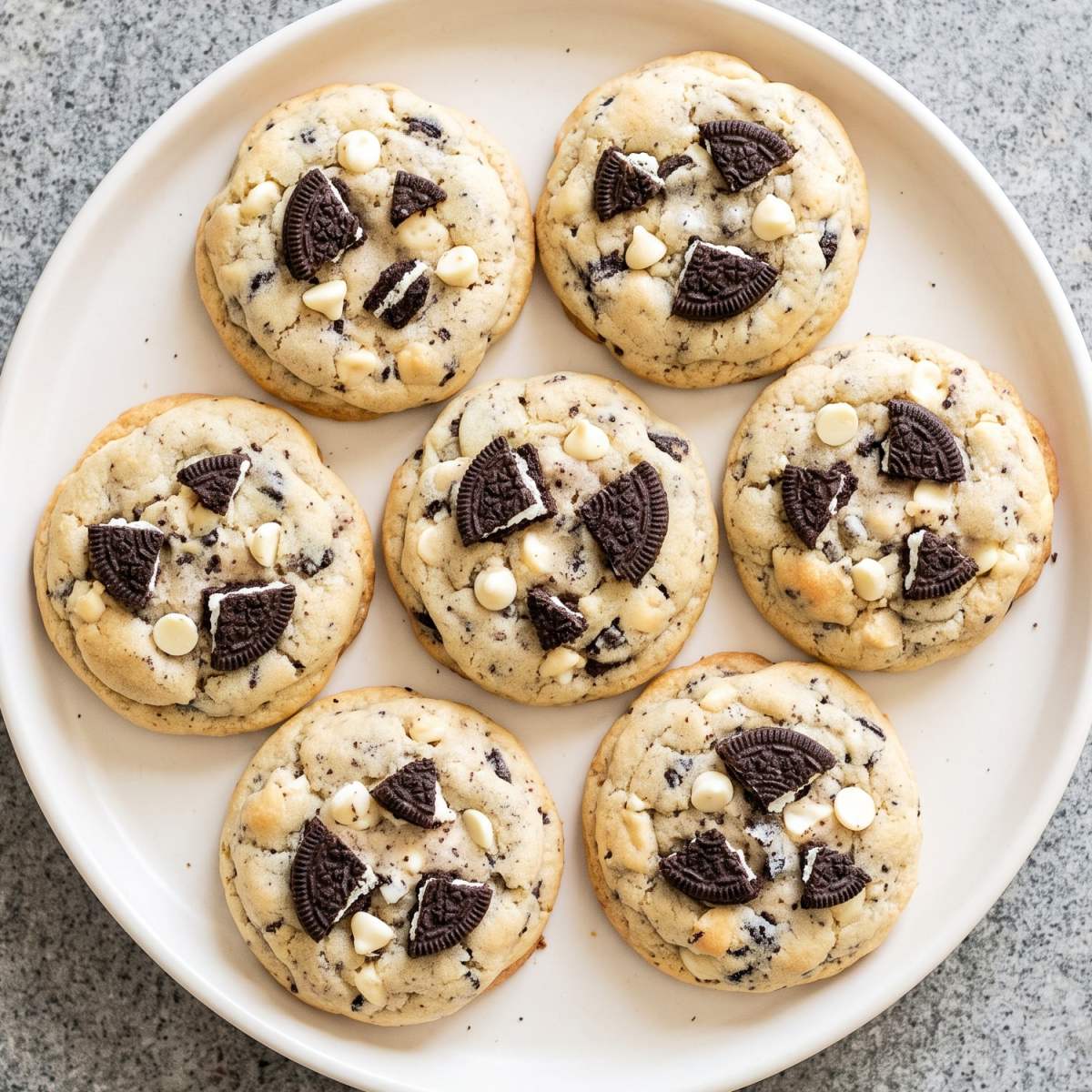 Eggless Cookies & Cream Cookies