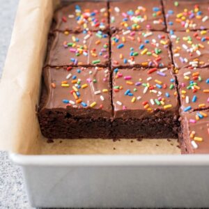 Eggless Cosmic Brownies