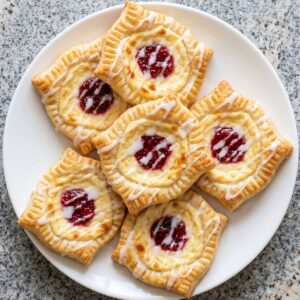 Eggless Cream Cheese Danish