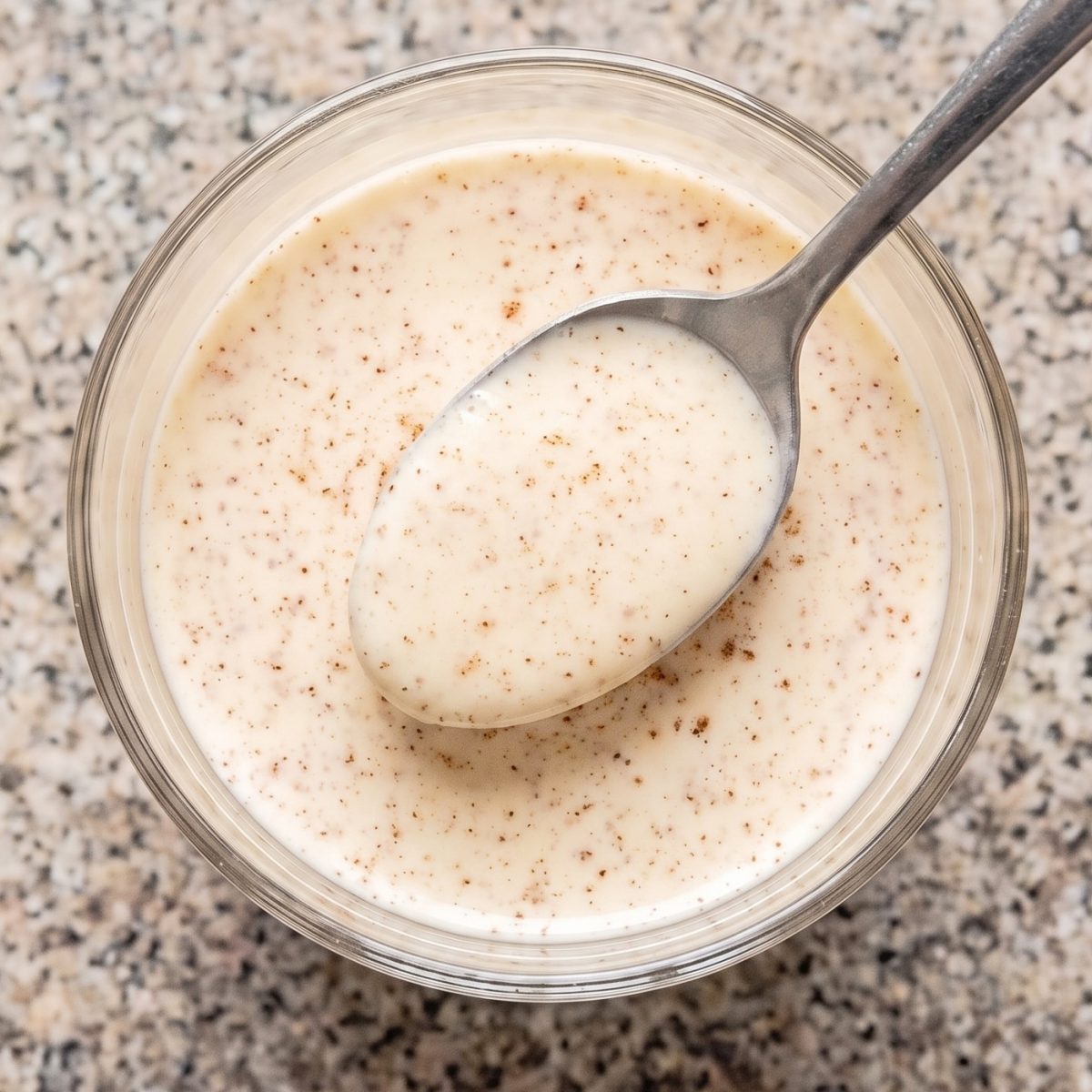 Eggless Creamy Eggnog