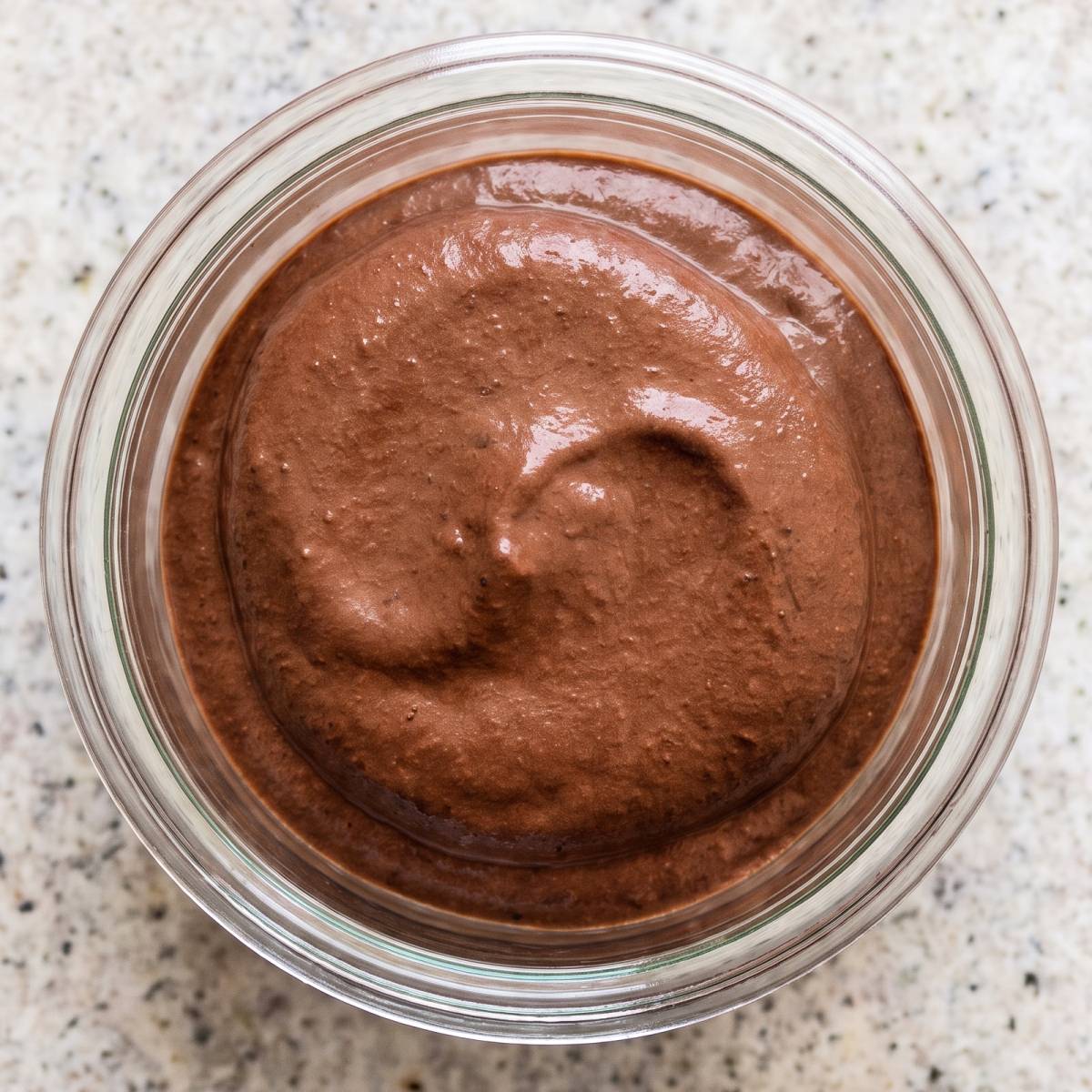 Eggless Dark Chocolate Mousse