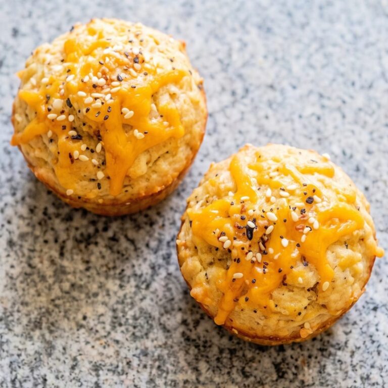 Eggless Everything Bagel Muffins