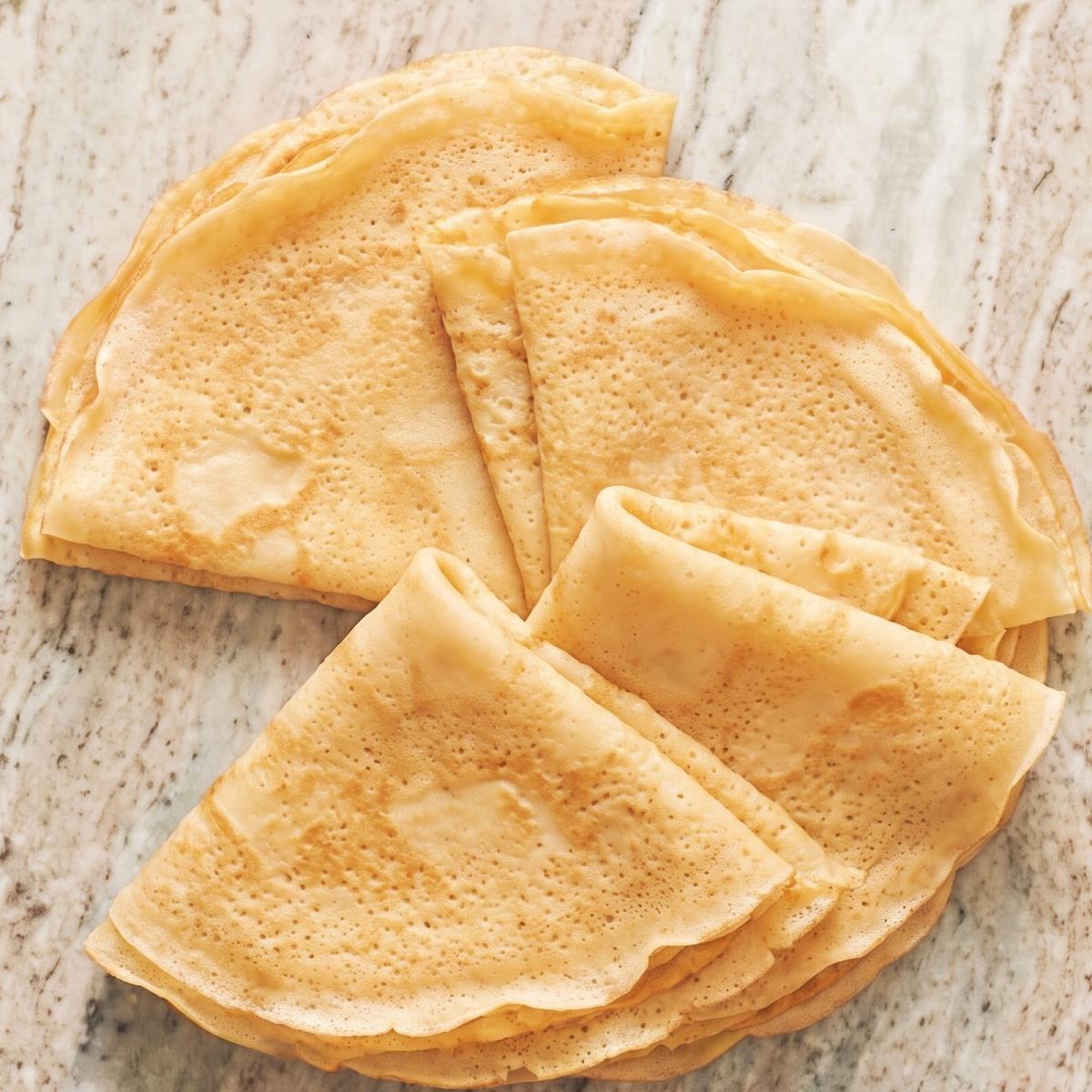 Eggless French Crepes