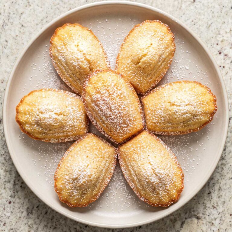 Eggless French Madeleines