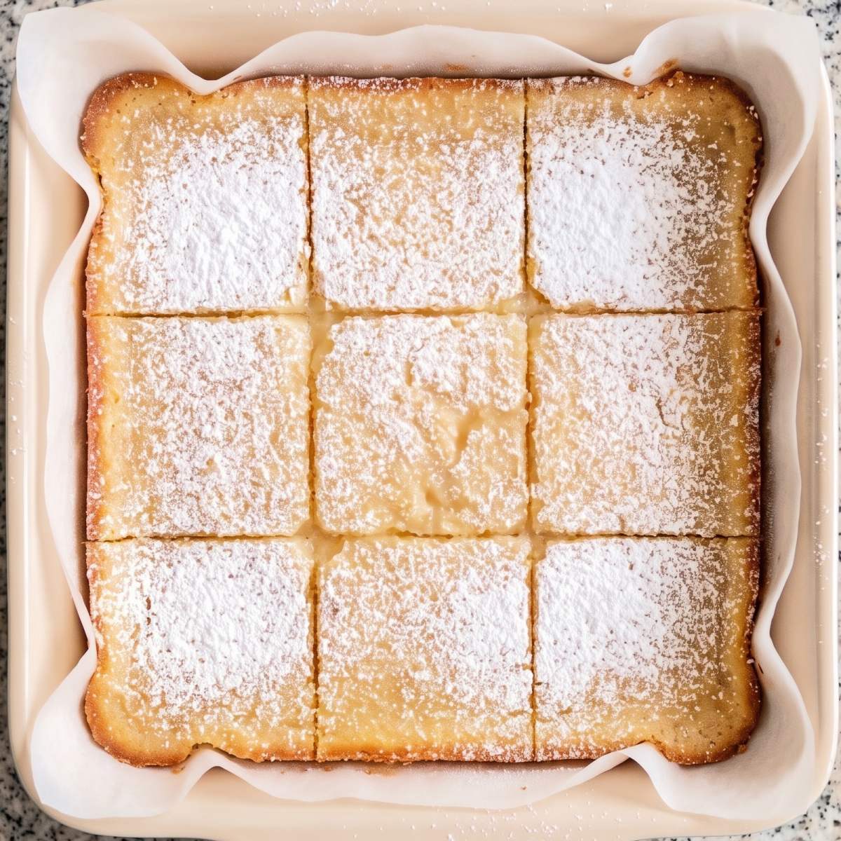Eggless Gooey Butter Cake