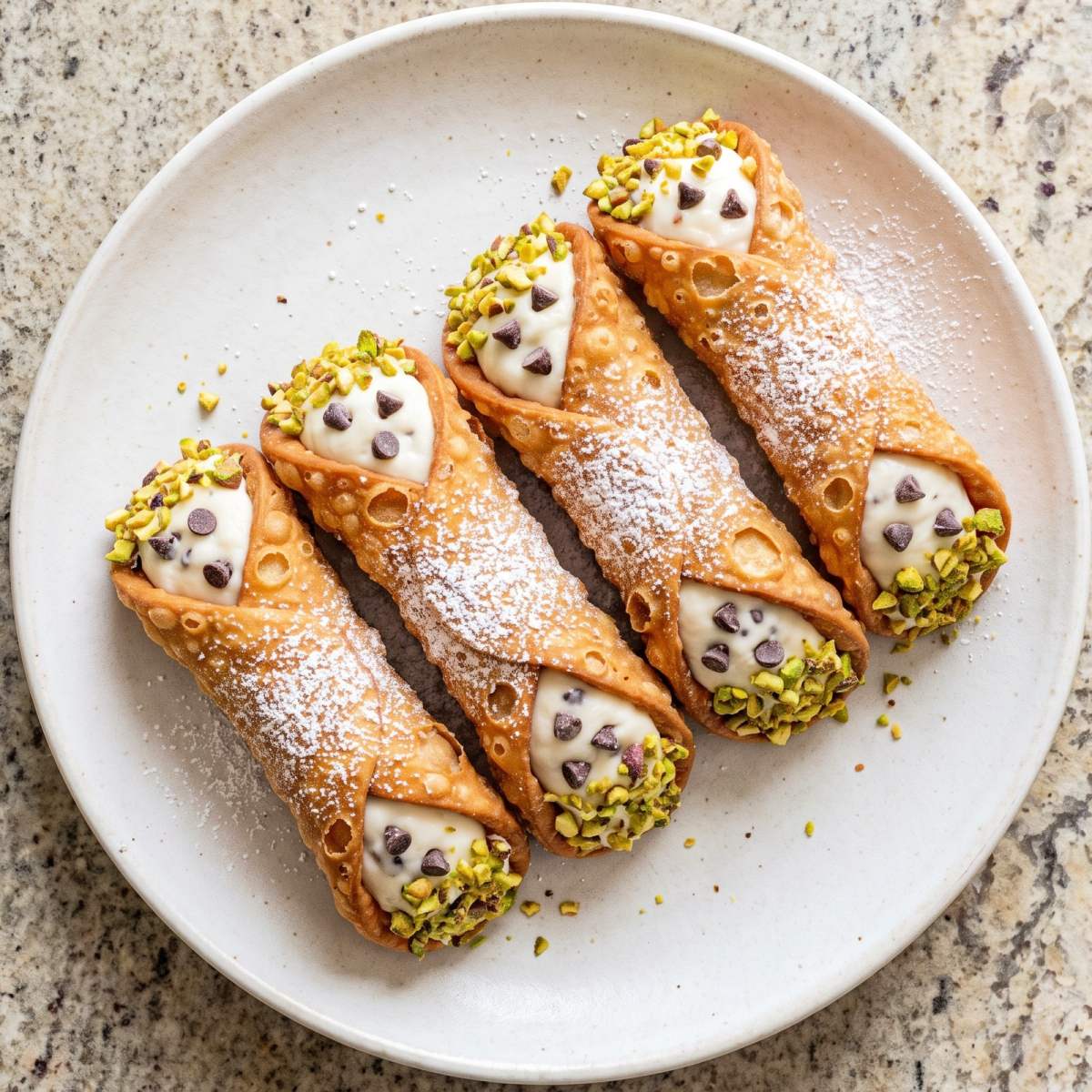 Eggless Italian Cannoli