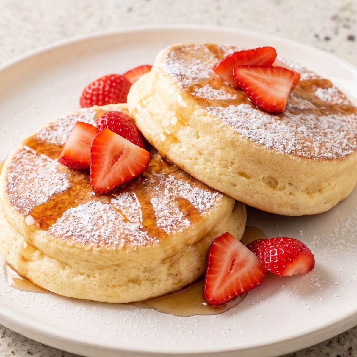 Eggless Japanese Souffle Pancakes